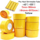 Yellow PVC Heat Shrink Tubing for RC Battery Pack – LiPo NiMH NiCd Wrap, 7mm to 180mm