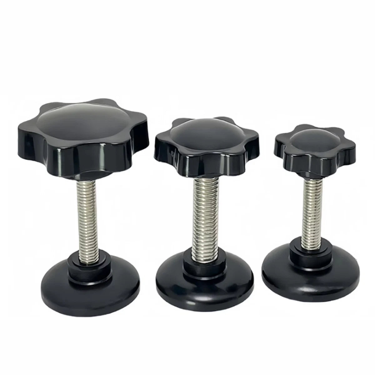 M6 M8 M10 Thumb Screws Hexalobular Star Disc Pressure Plate Hand Grip Knob Bolts