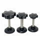 M6 M8 M10 Thumb Screws Hexalobular Star Disc Pressure Plate Hand Grip Knob Bolts