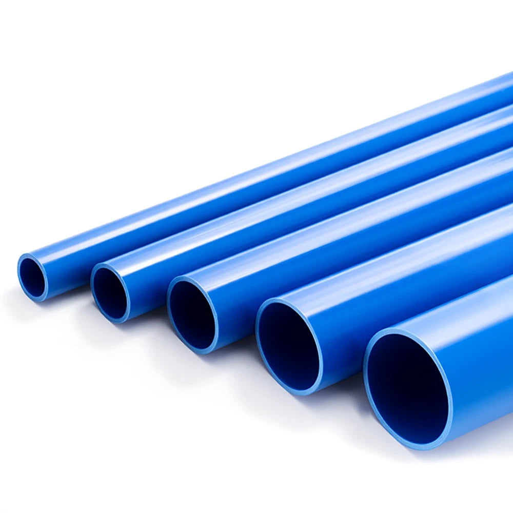 Blue PVC Solvent Weld Pipe 20mm–110mm | Plumbing Tube 200mm & 500mm Lengths
