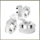 HTD 3M Timing Belt Pulley w/ Step Bore 4 ~ 25mm 20-120T For 15mm Wide Aluminum