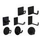 Stainless Steel Black Sticky Hooks Wall Mounted Self Adhesive Hook Round/Square