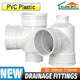 3-Way PVC Drainage Pipe Tee Adhesive Connector Reducer (Bottle shape) Fittings