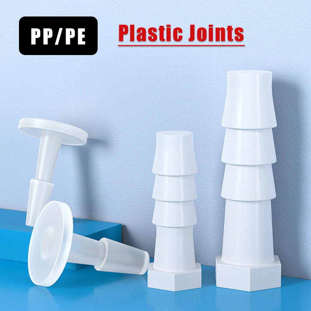 Plastic Joints Barbed Hose Connector Male Threaded Tube Pipe Fittings Joiner