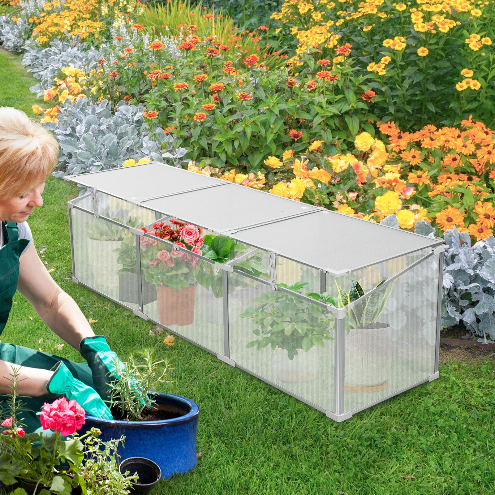 Polycarbonate Greenhouse for Outdoors in Winter