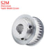 S2M 90-120T Timing Belt Pulley Pitch 2mm With Keyway CNC Drive Pulley Width 11mm