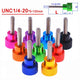 1/4-20 UNC Knurled Thumb Screws — Aluminum, 10 Colors, 6mm–100mm