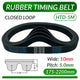 HTD 5M Timing Belt 10mm Wide — 5mm Pitch, Single-Sided Toothed, CNC & Robotics Drive Belt