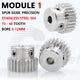 Spur Gear Stainless Steel Module 1 with Hub 15 - 40 Tooth Motor Pinion Precision