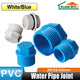 PVC Threaded Plug Male 1 2" 3 8" 1" BSP Pipe Fittings Pond Aquarium Threaded End