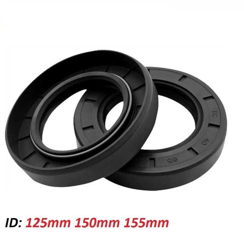 TC Oil Seal 125–155mm ID | R23 Double-Lip NBR Rotary Shaft Seal