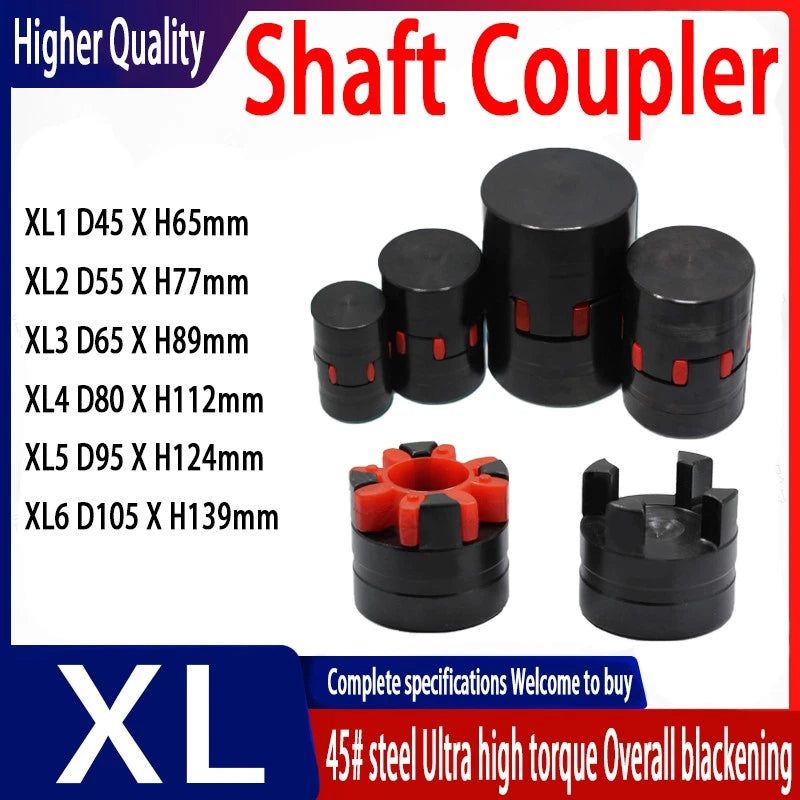 CNC Shaft Coupler Flexible XL Spider Jaw Coupling Stepper Motor Super Torque