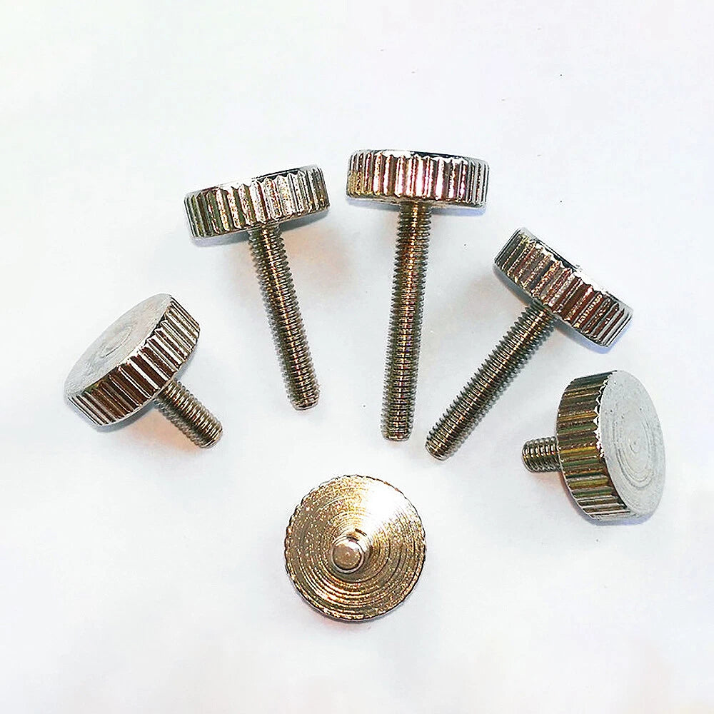 M3/M4x6mm-20mm Set Screws Carbon Steel Knurled Thumb Screw Flat Thumb Screws
