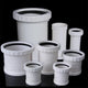 PVC Drainpipe fittings Water pipe  50mm 75mm 110mm 160mm 200mm telescopic pipe
