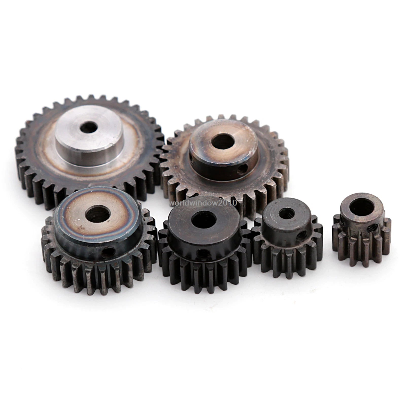 1.5 Mod 12T-35T 45# Steel Spur Gear Common Bore 5 6 8mm With Fixing Screw X 1Pcs