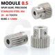 Spur Gear Stainless Steel Module 0.5 with Hub 20-60 Tooth Motor Pinion Precision