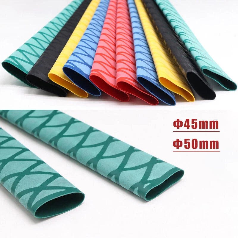 Non-Slip Textured Heat Shrink Tubing for Handle Grips — Φ45mm & Φ50mm