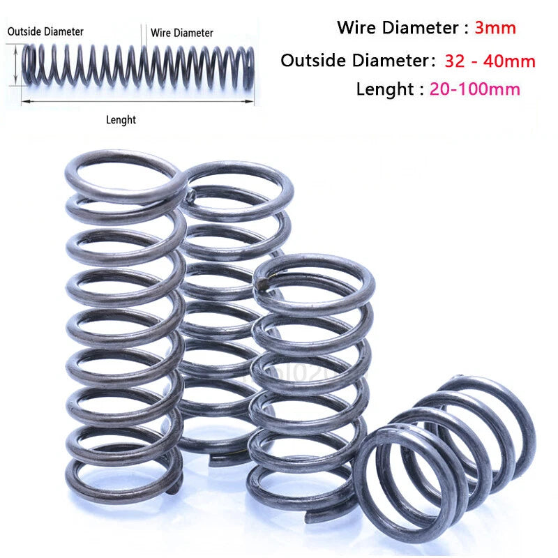 Compression Spring Various Size 32-40mm Outer Dia. & 20-100mm Length Pressure