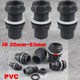 U-PVC Fish Water Tank Inlet Outlet Water Pipe Fittings Joint ID Thread Connector