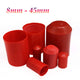 Heat Shrink End Caps with Adhesive Lining, Red — 5 Pack (8mm–45mm)
