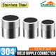 Stainless Steel Weld Nipple Male Thread Pipe Fitting 1/4"-4"