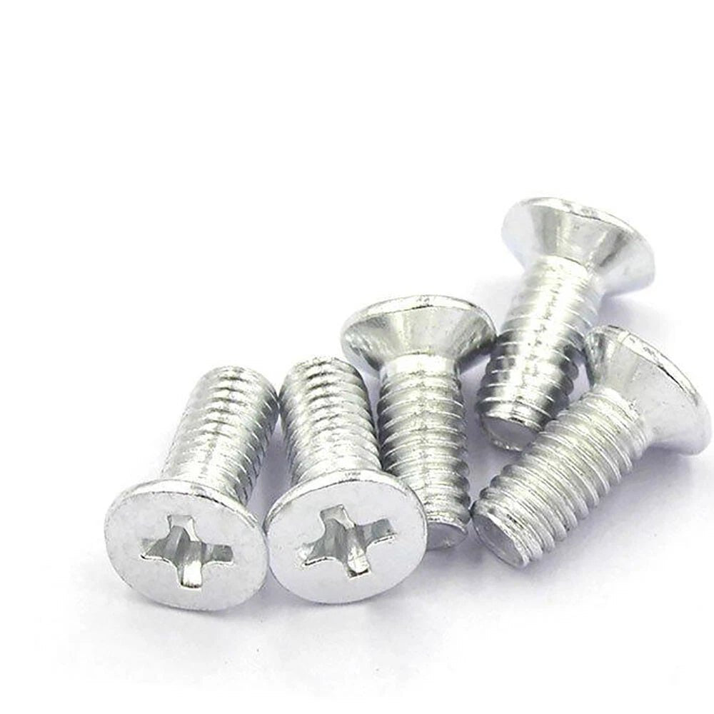 M5 Countersunk Head Phillips Machine Screws | Zinc Plated | Flat Head | 8–20mm - HomeDIYer