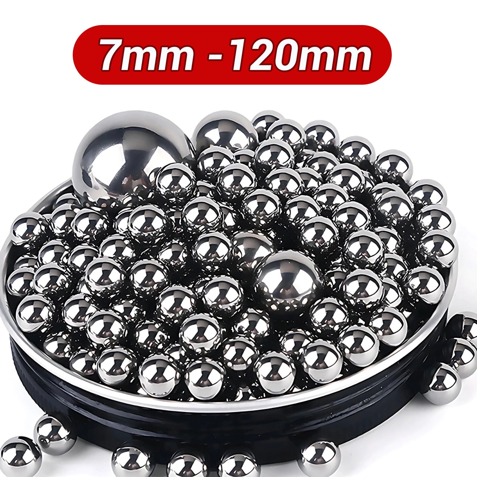 Solid Iron Ball Bearings Dia 7mm-120mm High Precision Bearing Balls Smooth Ball