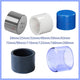 UPVC PVC Cap End Caps Plug Blanking I.D. 20mm-200mm Adhesive Drain Pipe Fittings