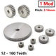 1 Mod 45# Steel Spur Gears Pinion Gear Thickness 10mm 12-160 Teeth For 3D CNC