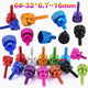 #6-32 Colored Knurled Thumb Screws – Aluminum PC Case Hand Screws