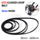 GT2 Closed Loop Timing Belt – 6mm Wide, 2mm Pitch | 48T to 1800T for 3D Printer & CNC