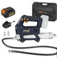 Heavy Equipment Grease Gun Cordless, Max 20000 PSI 20V Grease Gun Battery Powered with 4.0Ah Battery and Quick Charger, 40" Long Hose and LED Light, 6 Speed Electric Grease Gun