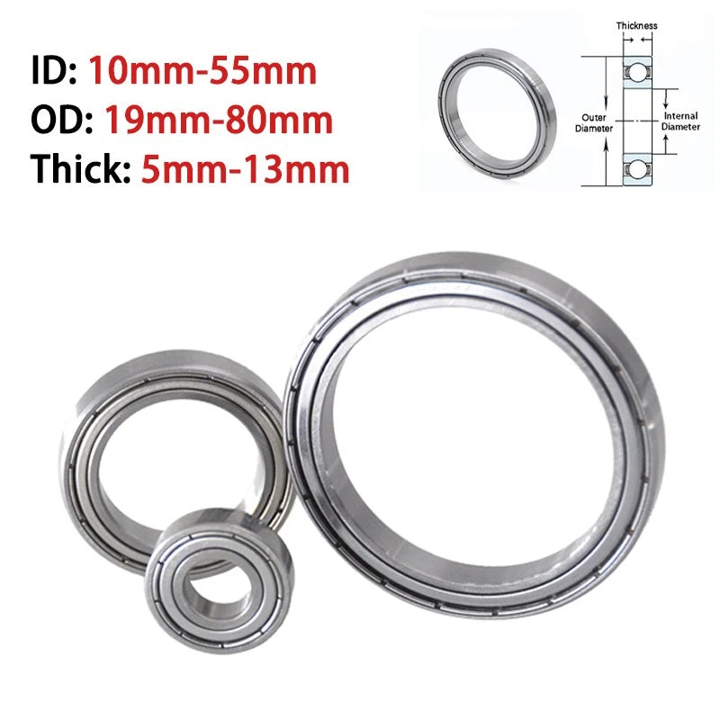 Stainless Steel Thin-Walled Bearings Miniature Bearing Deep Groove Ball Bearing