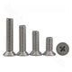 M4 M5 M6 Countersunk Machine Screws – 316 Stainless Steel, Phillips Flat Head, Marine Grade