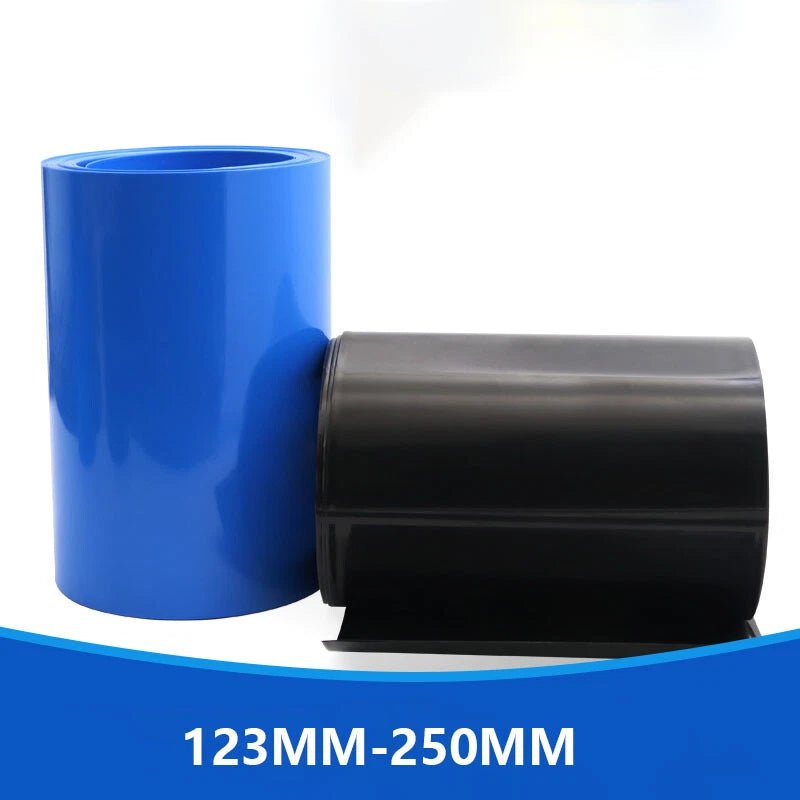 Large Diameter PVC Heat Shrink Tubing 123mm–250mm | Battery Pack & Cable Wrap - HomeDIYer