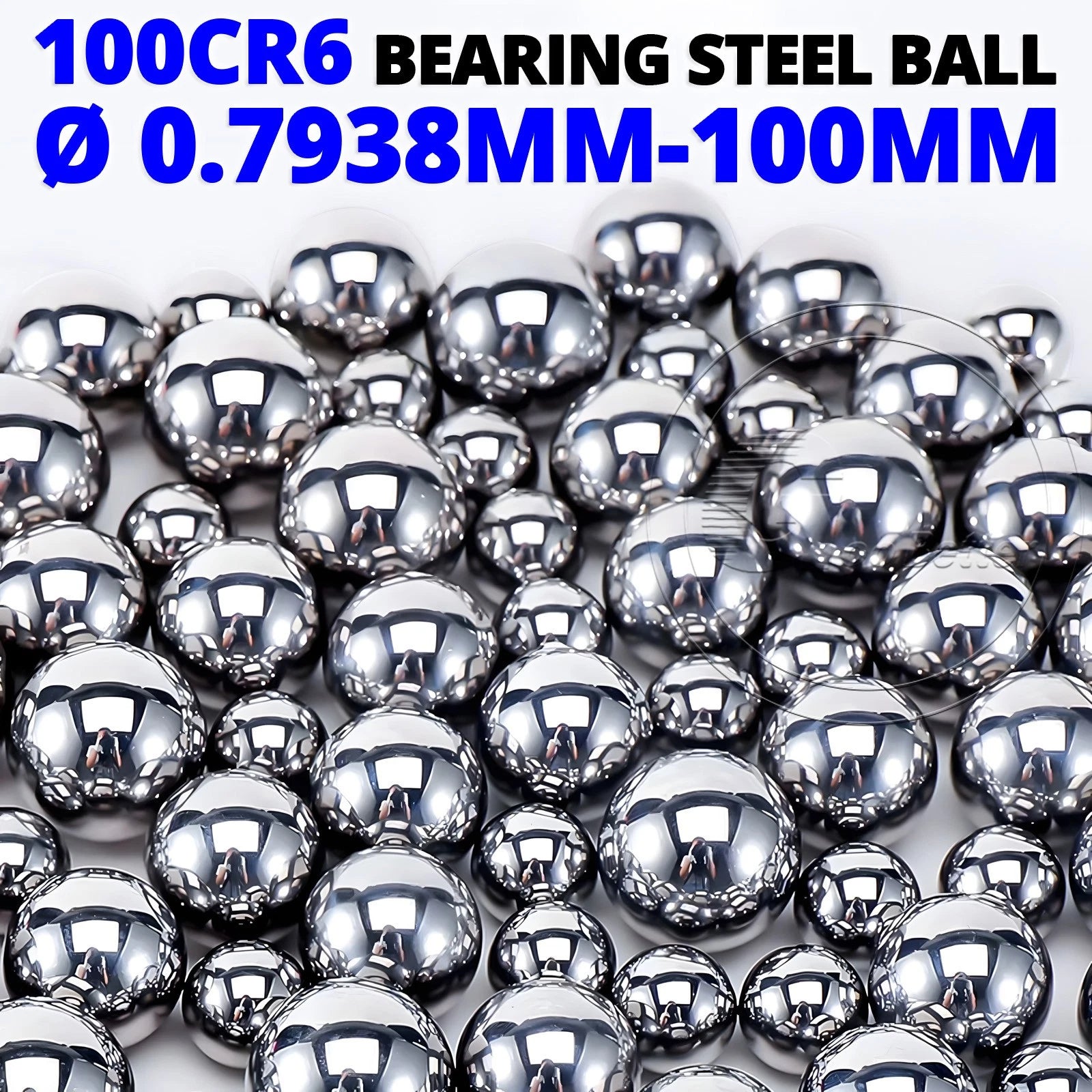 Ø 0.7938mm 0.8mm 1mm 1.2mm - 100mm 100Cr6 Bearing Steel Ball G10 Ball Bearings