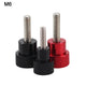 M6 Knurled Thumb Screw Aluminium Handle+Stainless Rod High Hand Grip Knob Screws