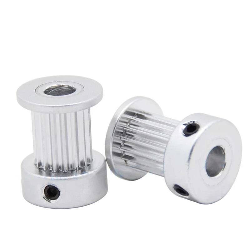 20T/16T GT2 Gear 5mm/6.35mm/8mm Pulley Aluminum for 3D Printer 10mm Timing Belt