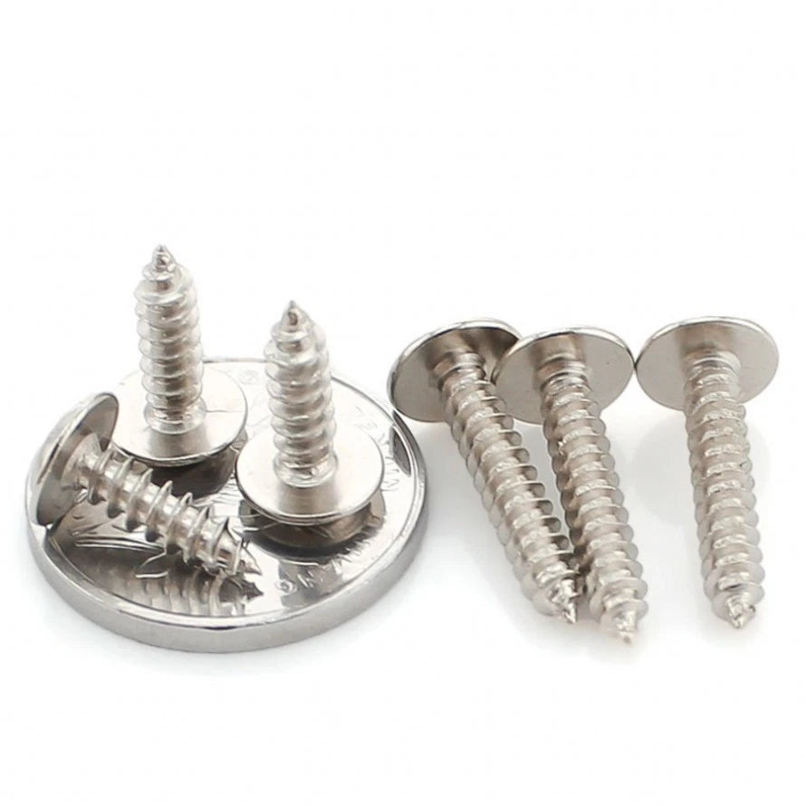 M1.7 M2 M2.3 M2.6 Round Head Washer Self Tapping Screws – Nickel Plated Carbon Steel
