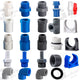 PVC Water Supply Pipe BSP Threaded Fittings Adapter Joint 1 2"- 4" BSP- 4Color