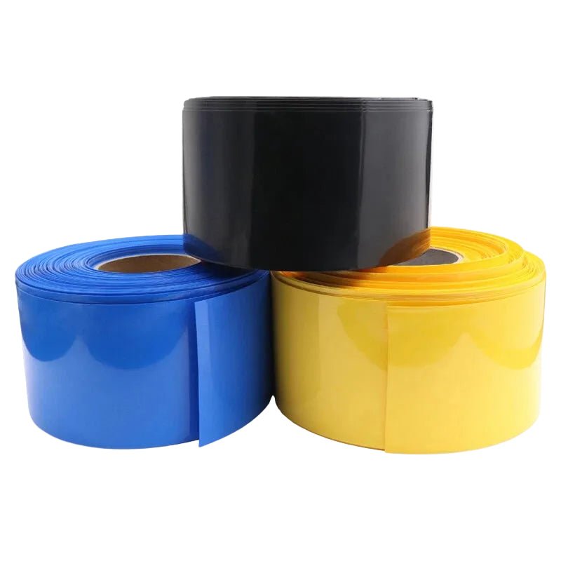 115mm PVC Heat Shrink Tubing for Battery Packs & Cable Wraps — Multicolor - HomeDIYer