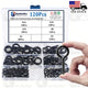 120pcs Screw Eyes Assortment Kit Eyelet Screws Metal Tapping Screws Hooks Ring