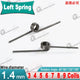 Torsion Spring 3-9 Coil (10 pcs), 1.4mm Wire dia, 7 ~ 15mm OD, Left spring Steel