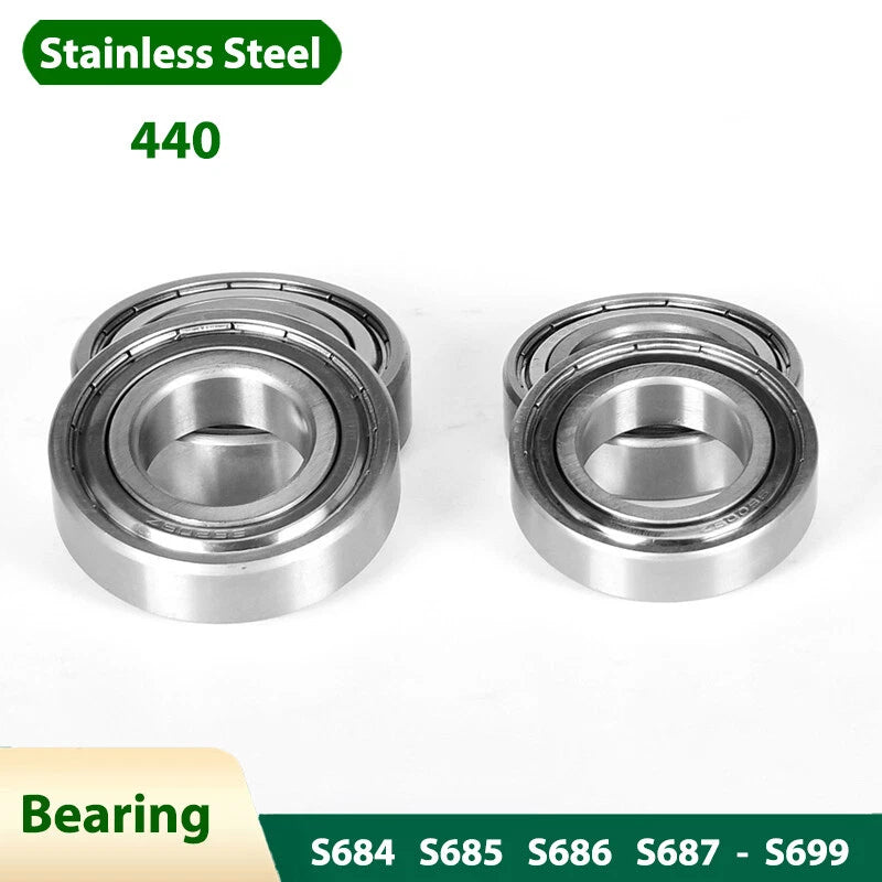 440 Stainless Steel Deep Groove Ball Bearings S684 S685 S686 S687 - S699