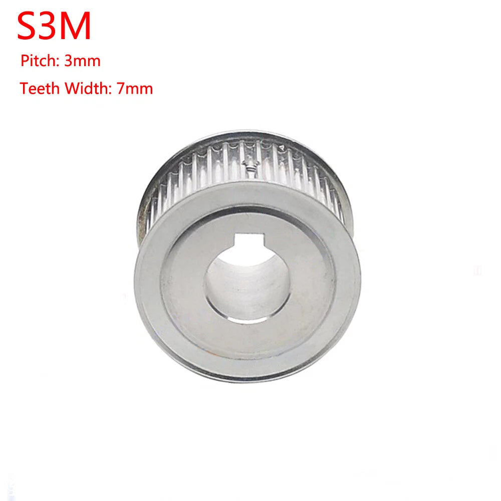 S3M 18T-40T Timing Belt Pulley Pitch 3mm AF-type With Keyway CNC Drive Width 7mm