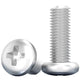 6063 Aluminium Phillips Pan Head Machine Screws DIN 7985 — M1.7 to M6 Metric