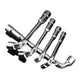 L-Shaped Perforated Hex Socket Wrench Bore Diameter 8-19mm Chrome Vanadium Steel
