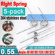 304 Stainless Steel Torsion Spring Wire Diar 0.55 mm Angle 45 60 90 120 180 270