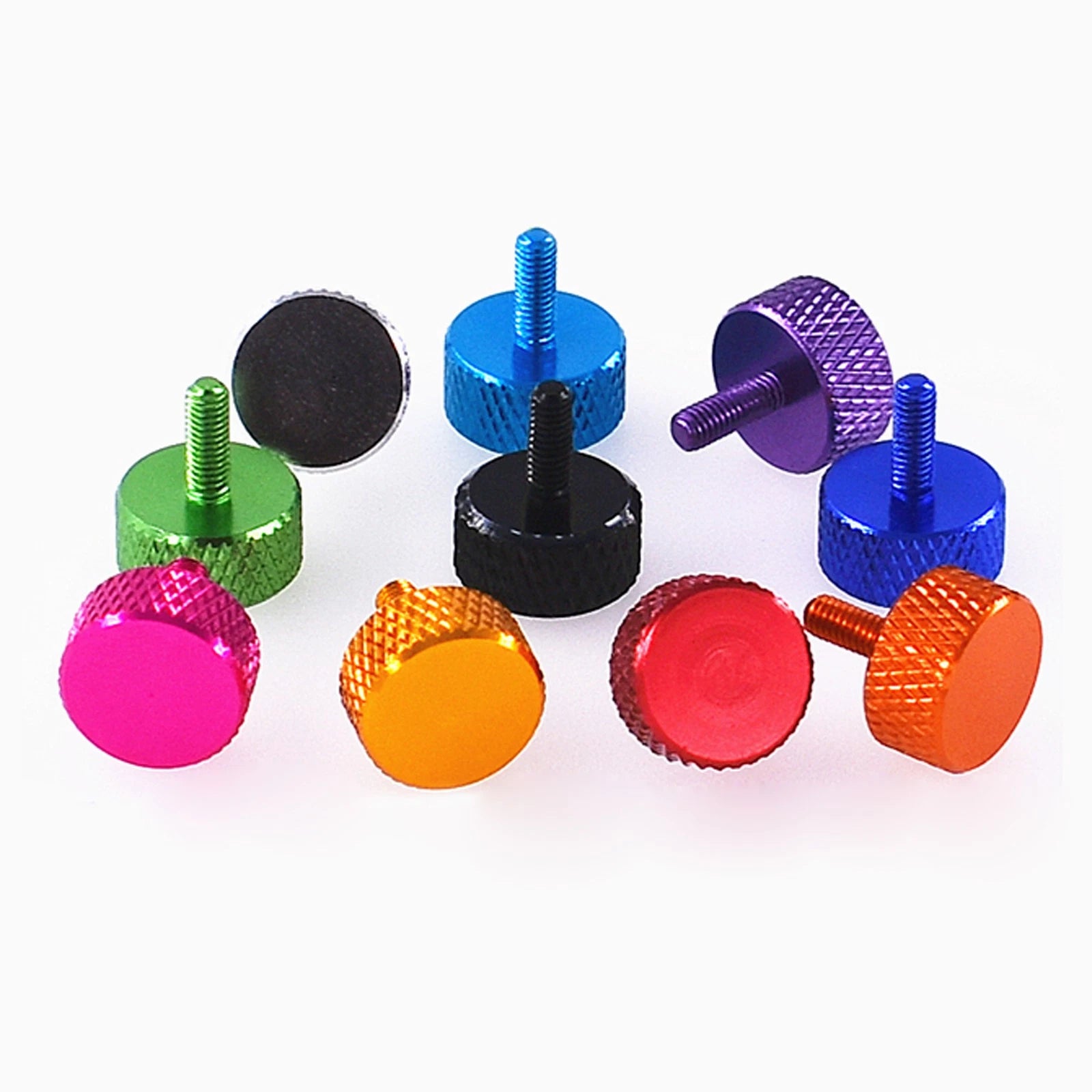 M3 / M3.5 Knurled Thumb Screws – Anodized Aluminum Alloy Round Knob Bolts