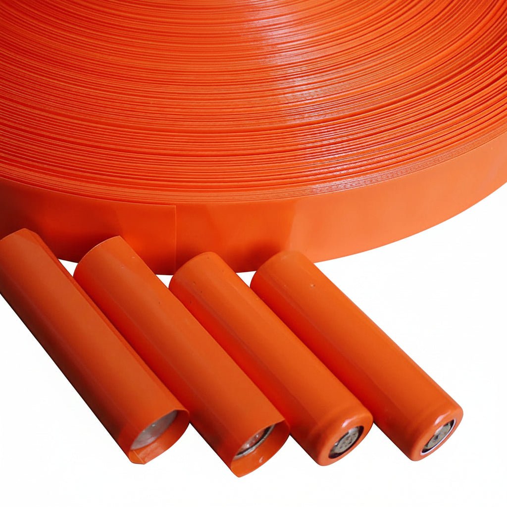 Orange - Red PVC Heat Shrink Tubing for RC Battery Packs — Flat Wide 17mm–55mm - HomeDIYer
